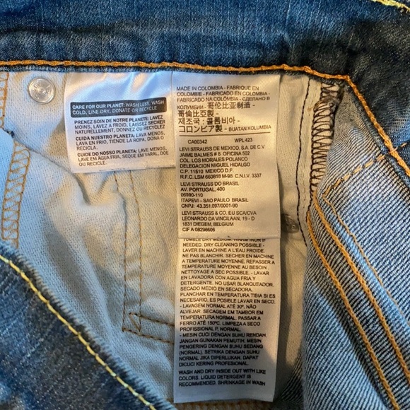 Levi Strauss & Co Woman’s 511 Heans Size W 27 L 30 Jeans - Picture 8 of 12
